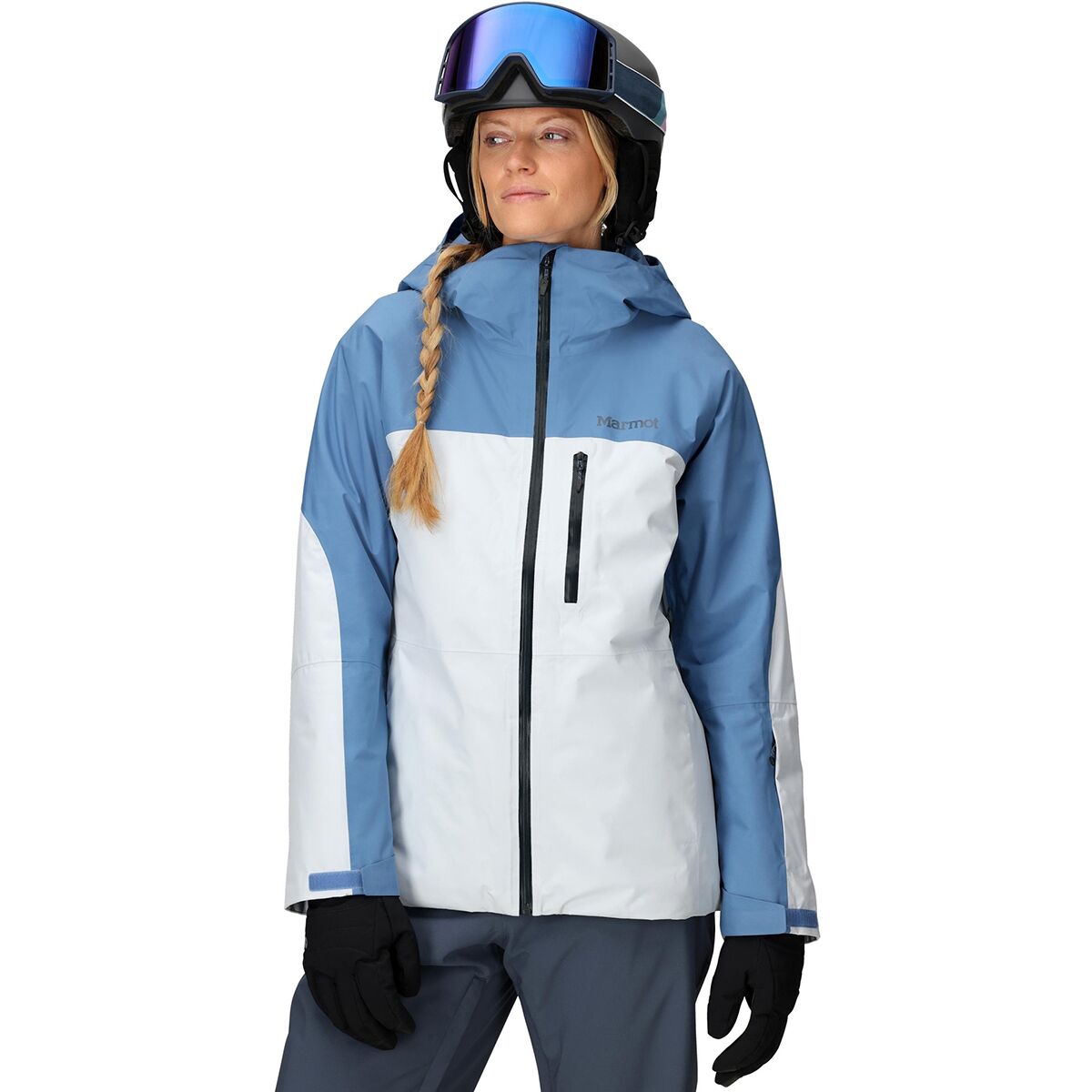 Image of Marmot Lightray GORE-TEX Jacket - Women's Rain Cloud/Vapor, M