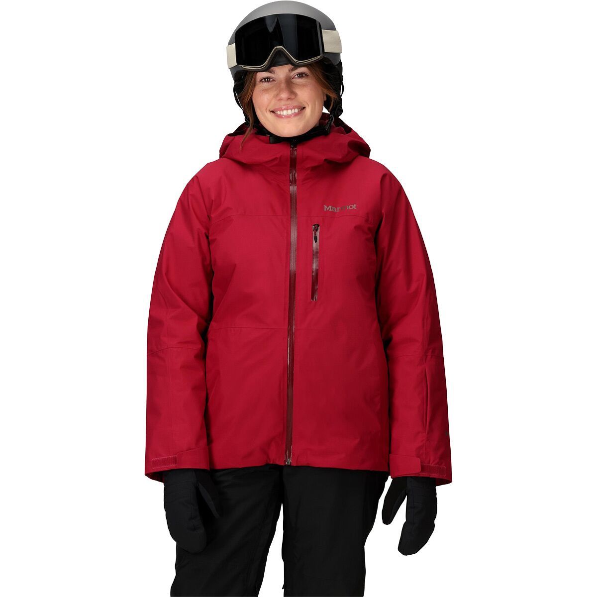 Image of Marmot Lightray GORE-TEX Jacket - Women's Red Mulberry, L