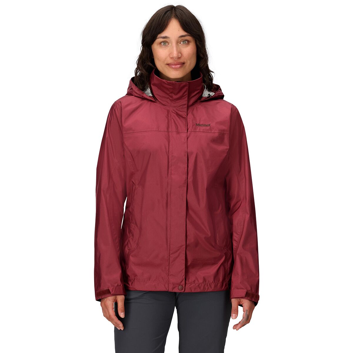 Image of Marmot PreCip Eco Jacket - Women's Acai Berry, L