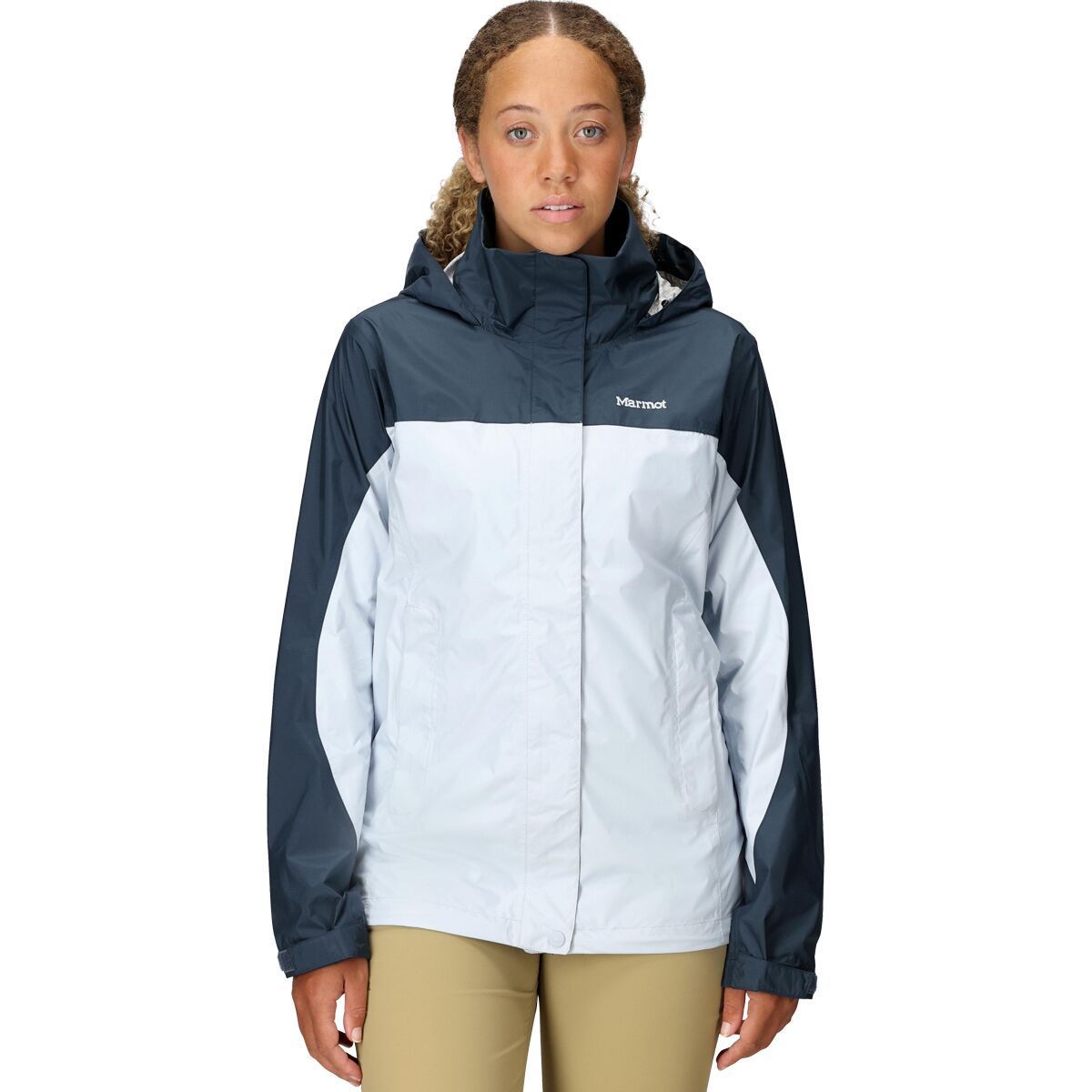 Image of Marmot PreCip Eco Jacket - Women's Thunderhead/Vapor, XS