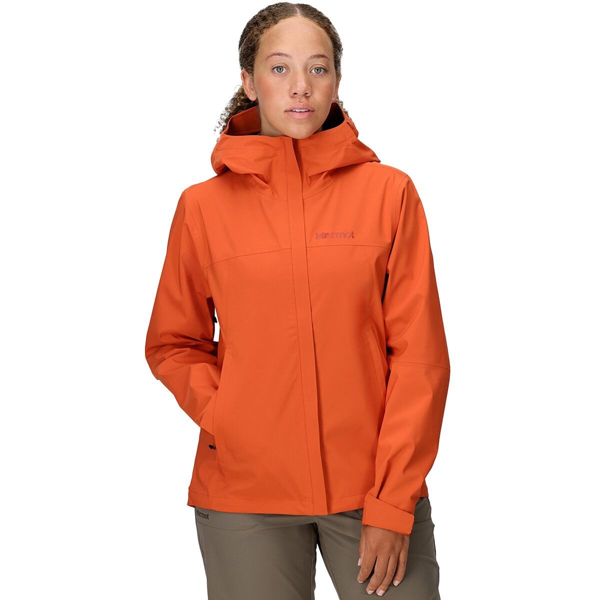 Image of Marmot PreCip Eco Pro Jacket - Women's Ginger Blossom, XL