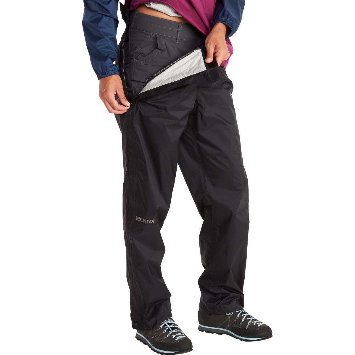 Marmot Marmot Precip Eco Full-Zip Pant - Women's Black, XS/Long
