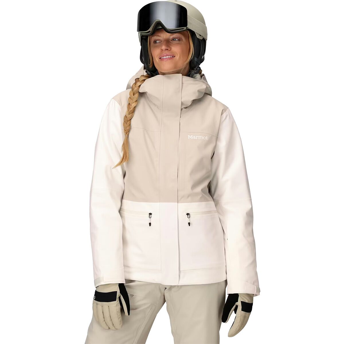 Image of Marmot Refuge Insulated Jacket - Women's Birch Bark/Pearl, M