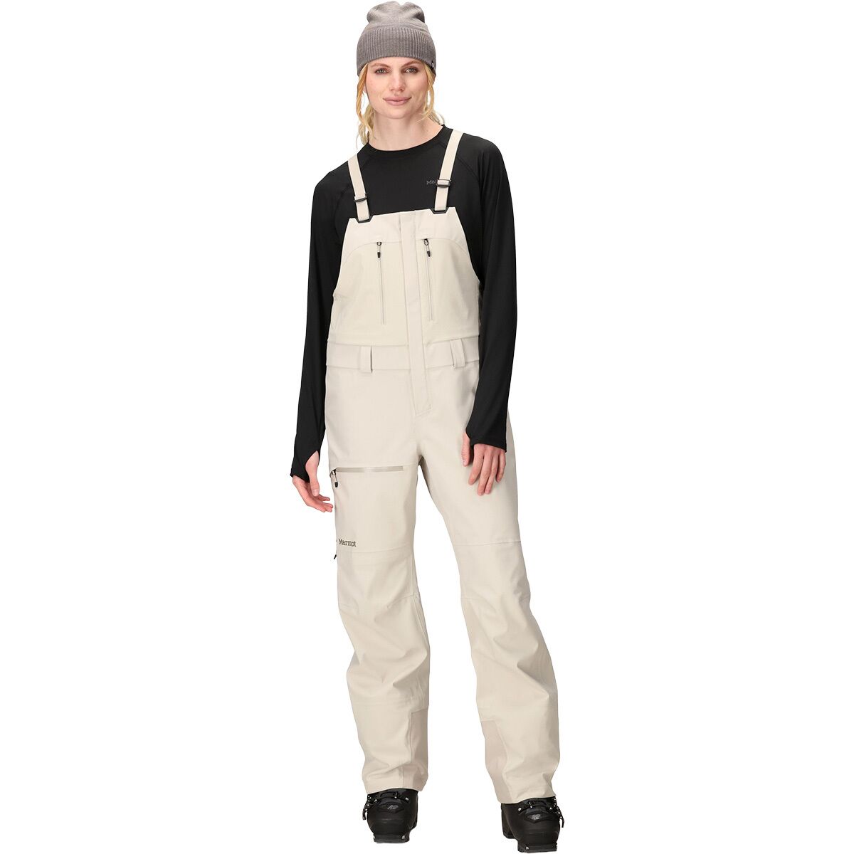 Image of Marmot Refuge Pro Bib Pant - Women's Birch Bark, L