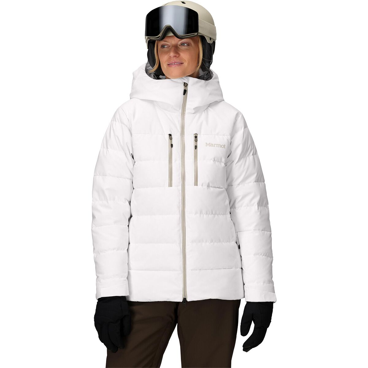 Image of Marmot Slingshot Down Jacket - Women's Pearl, S