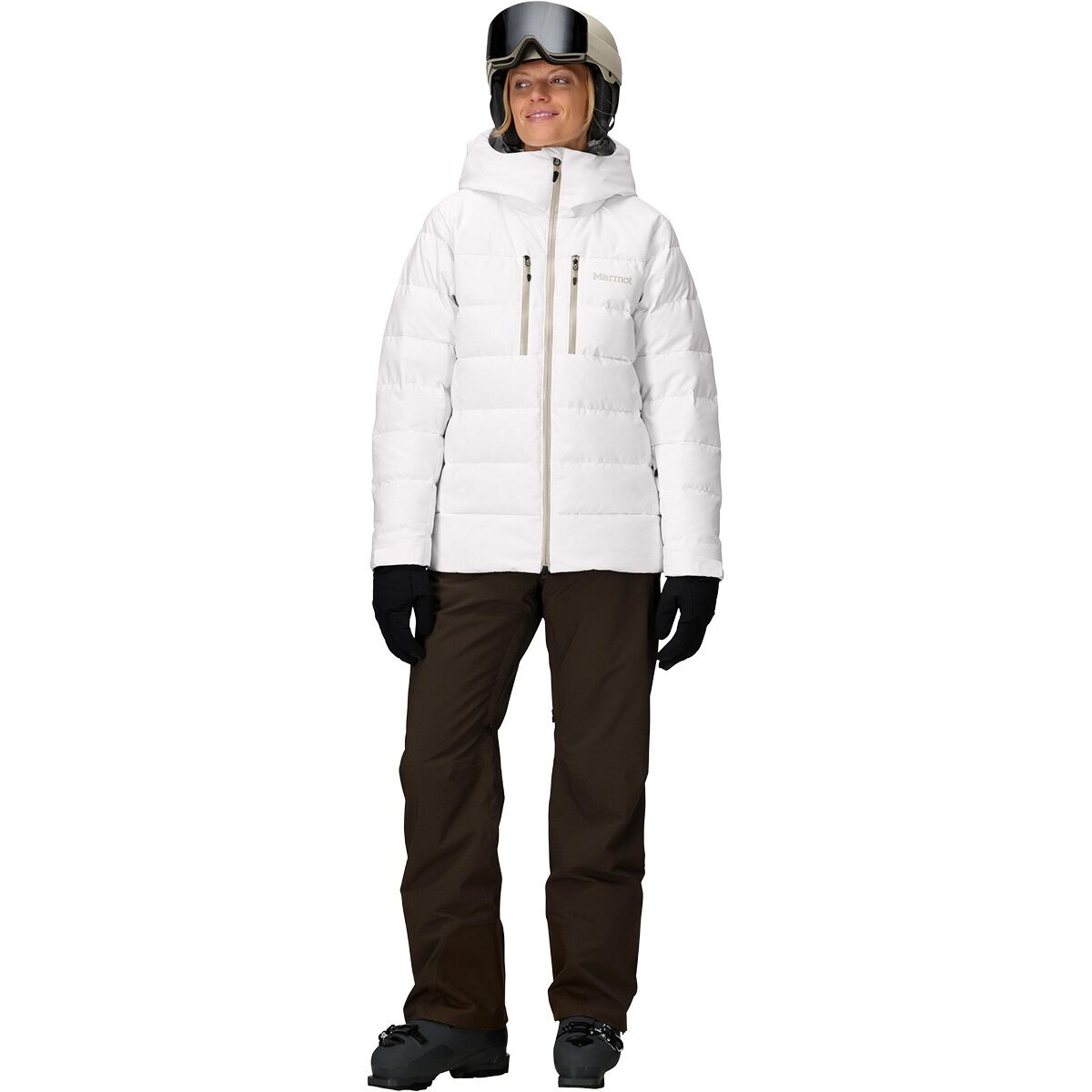 Marmot ホワイト 白 ダウンジャケット レディース S Marmot Slingshot Down Jacket - Women's - Clothing