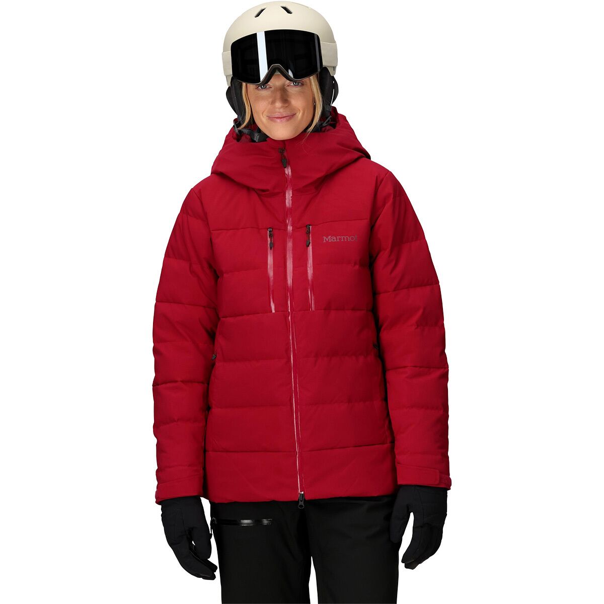 Image of Marmot Slingshot Down Jacket - Women's Red Mulberry, S