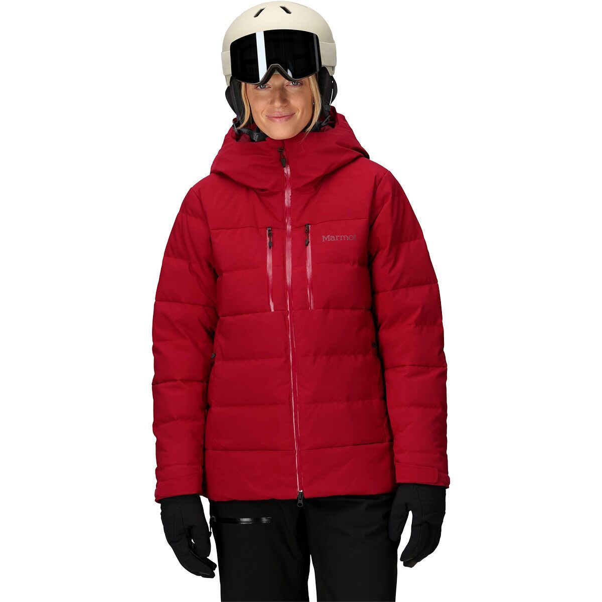 Image of Marmot Slingshot Down Jacket - Women's Red Mulberry, L