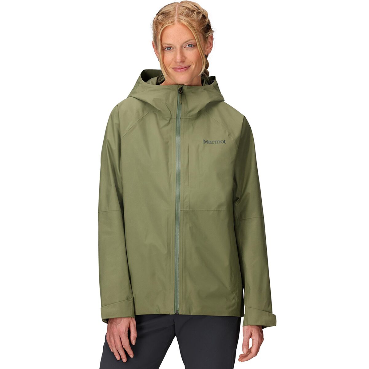 Image of Marmot Waypoint GORE-TEX Jacket - Women's Olive Grove, S