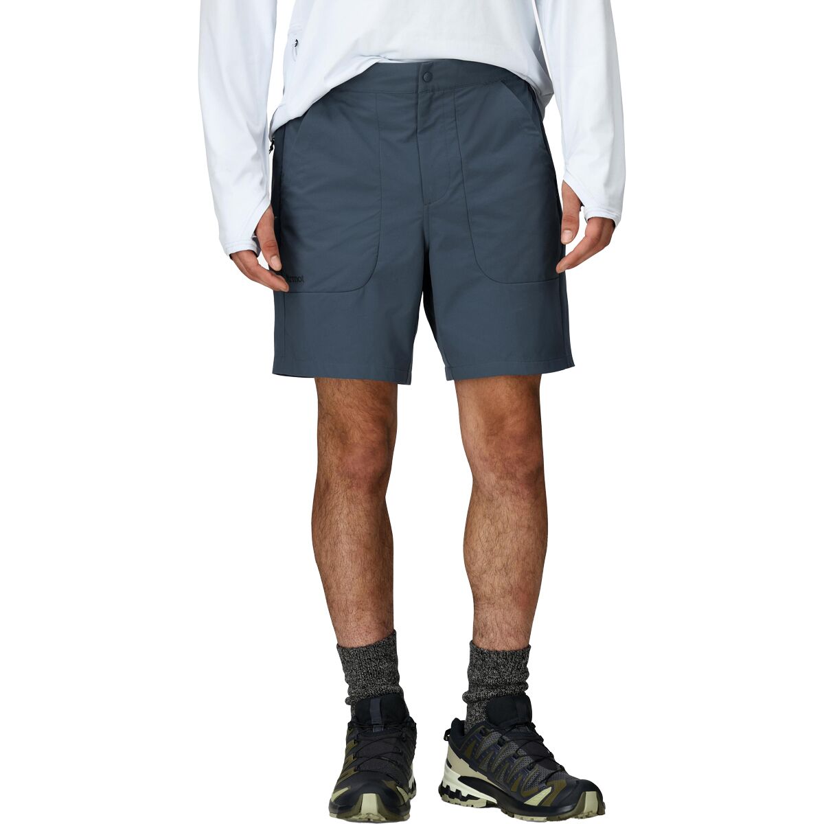 Image of Marmot AirExchange SolarShield 7in Short - Men's Thunderhead, XL