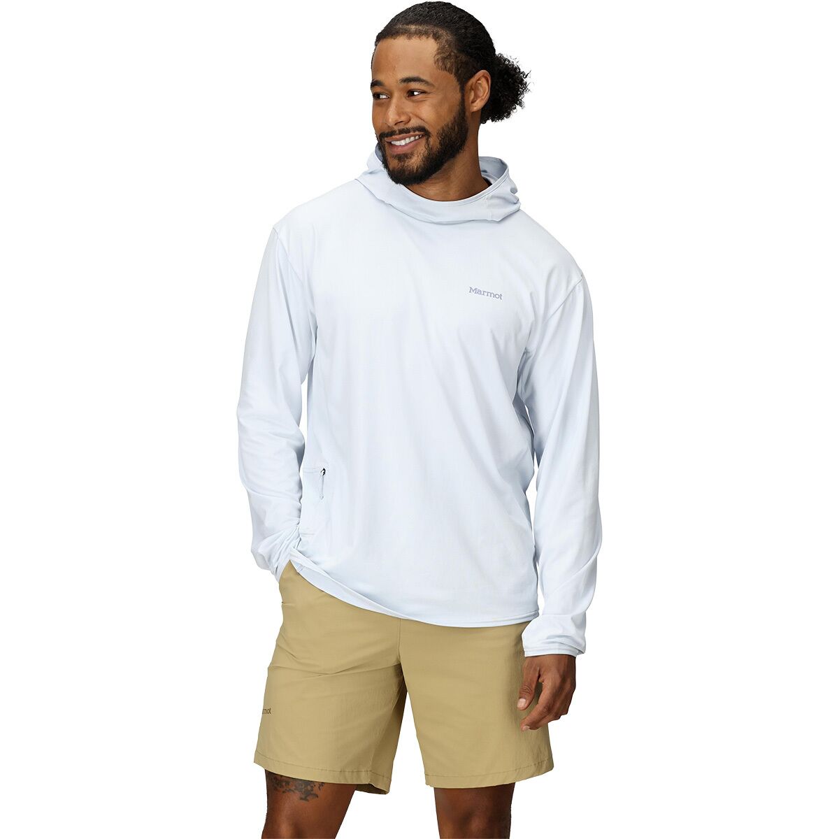 Image of Marmot AirExchange SolarShield Hoodie - Men's Vapor, XL