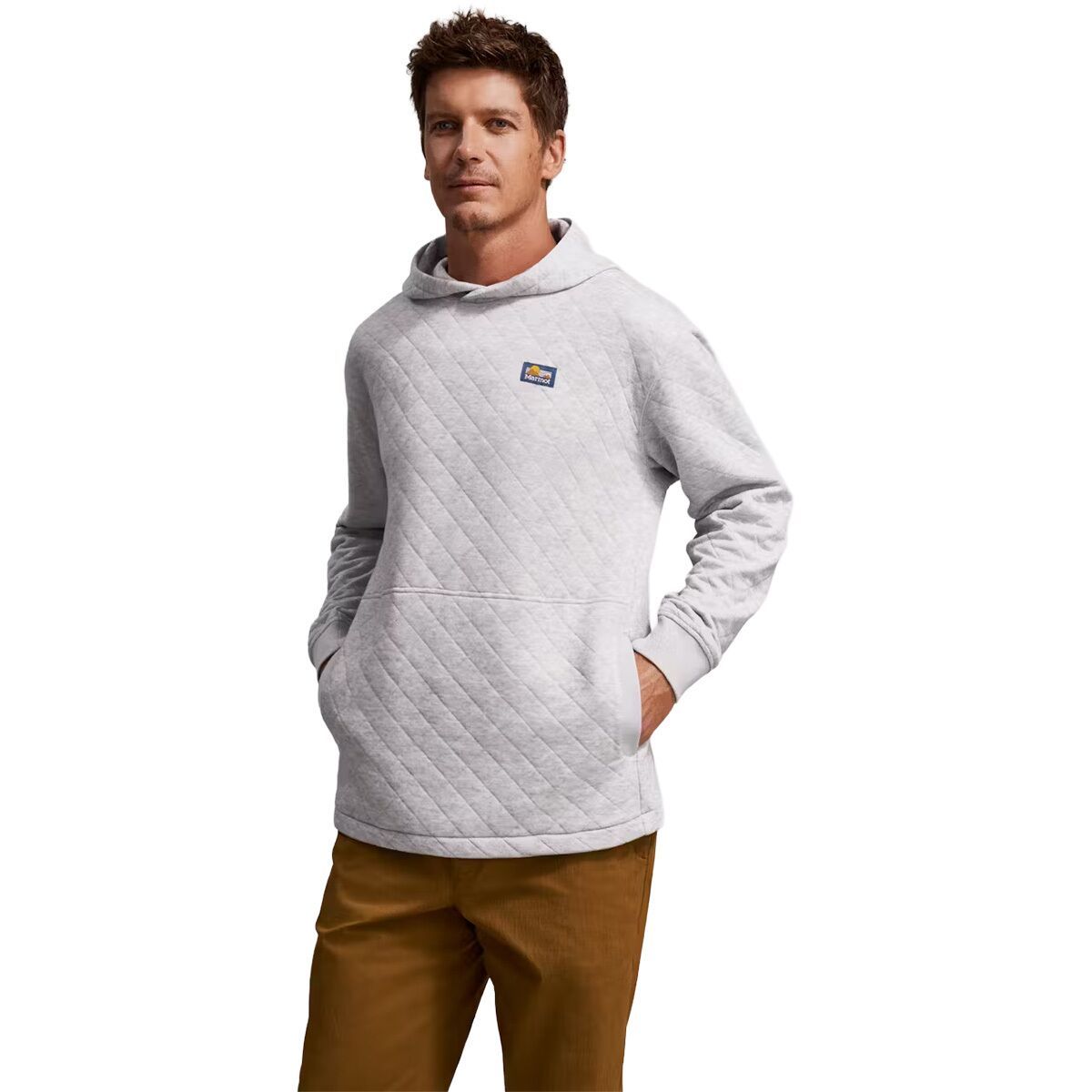 Marmot Galen Hoodie - Men's Light Grey Heather, XL