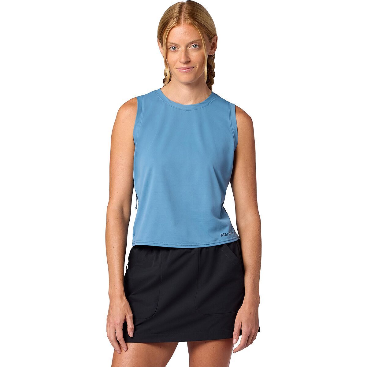 Image of Marmot AirExchange SolarShield High Neck Tank - Women's Summer Storm, XS