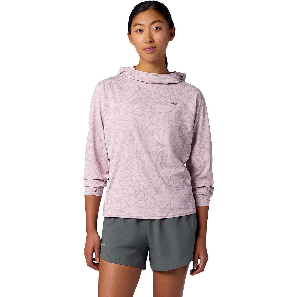 Image of Marmot AirExchange SolarShield Hoodie - Women's Dust Twirl, L