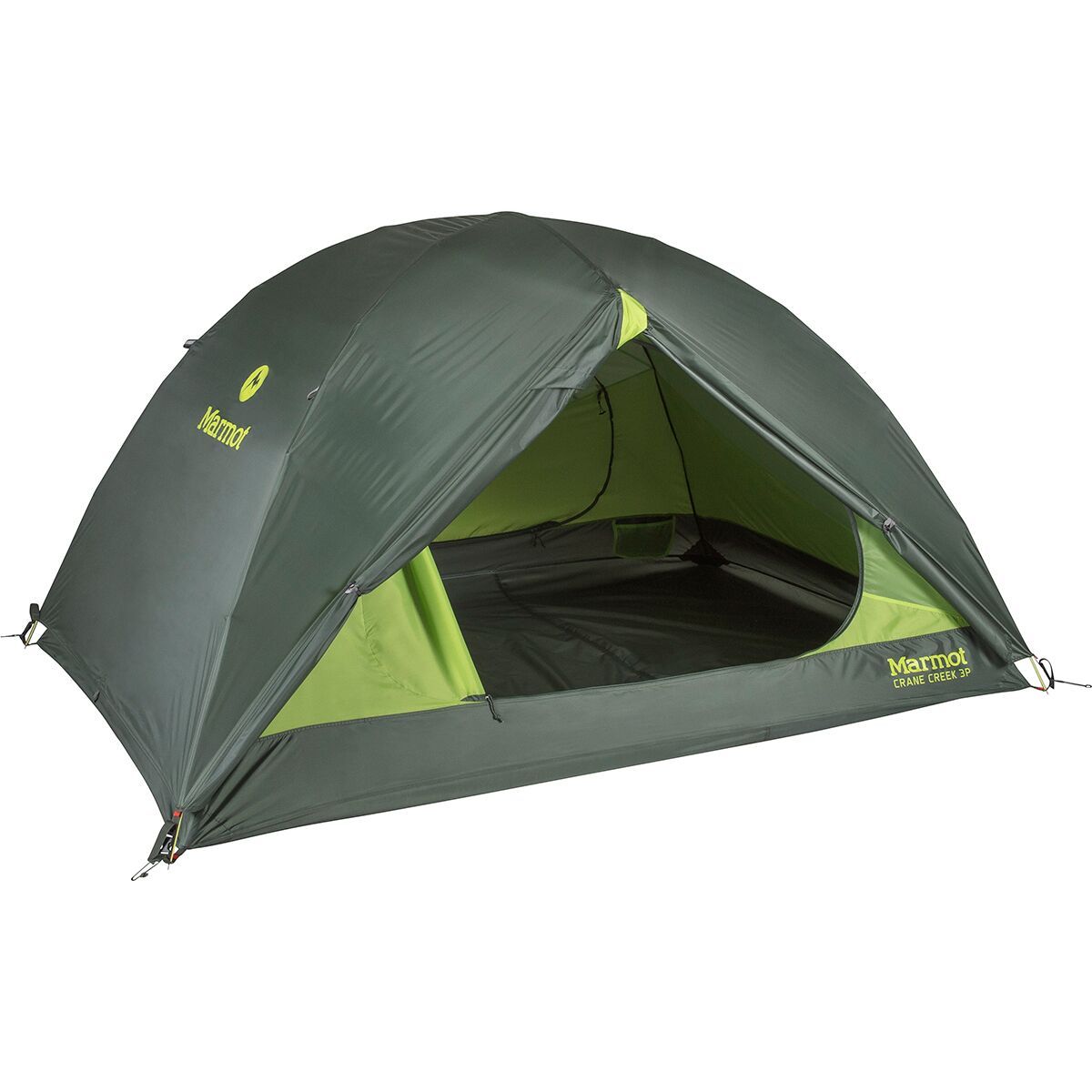 Marmot Crane Creek 3P Tent Macaw Green/Crocodile, One Size
