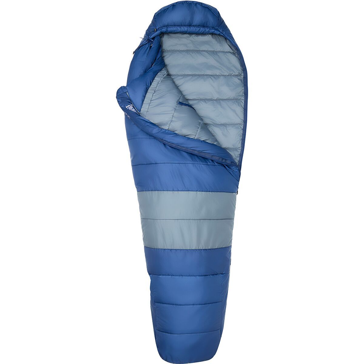 Marmot Trestles Elite Eco 20 Sleeping Bag: 20F Synthetic Arctic Navy/Steel Onyx, Short/Left Zip