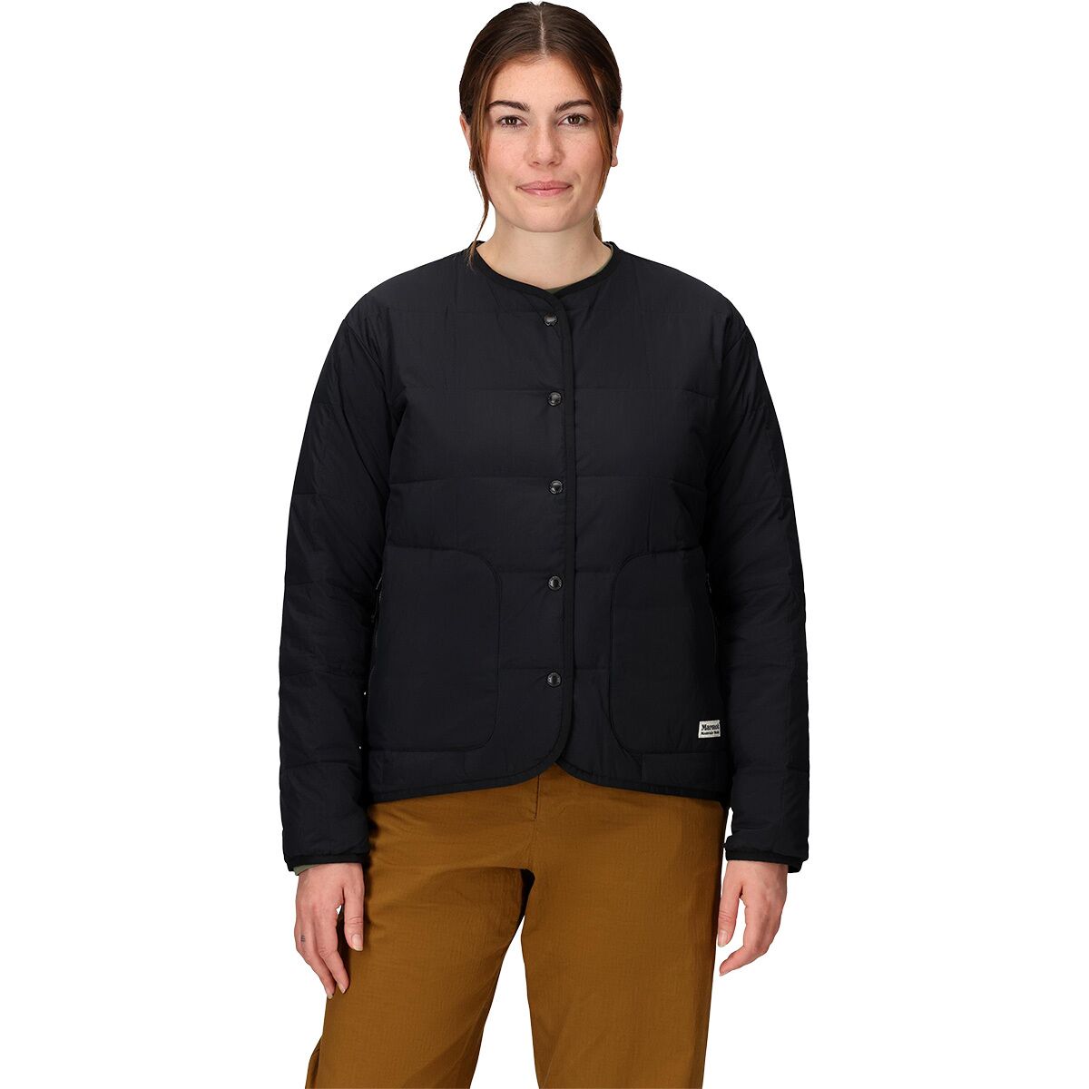 Image of Marmot Ares Collarless Jacket - Women's Black, L