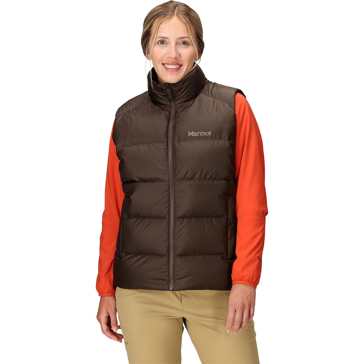 Image of Marmot Guides Down Vest - Women's Hickory Nut, S