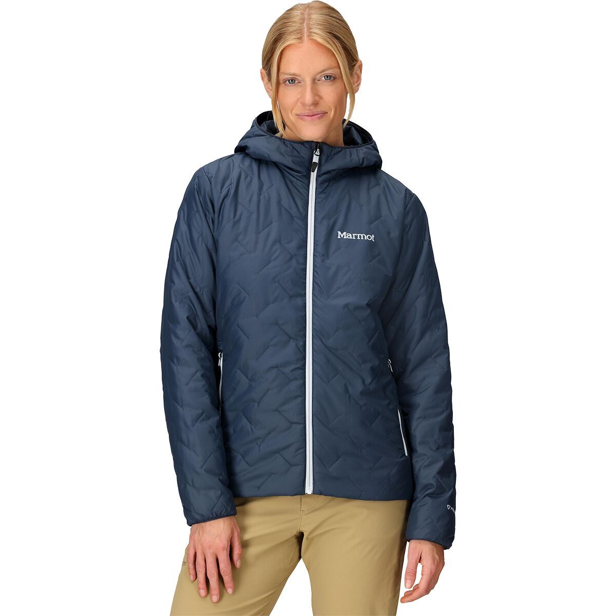 Image of Marmot MonoQuilt Hooded Jacket - Women's Thunderhead, L