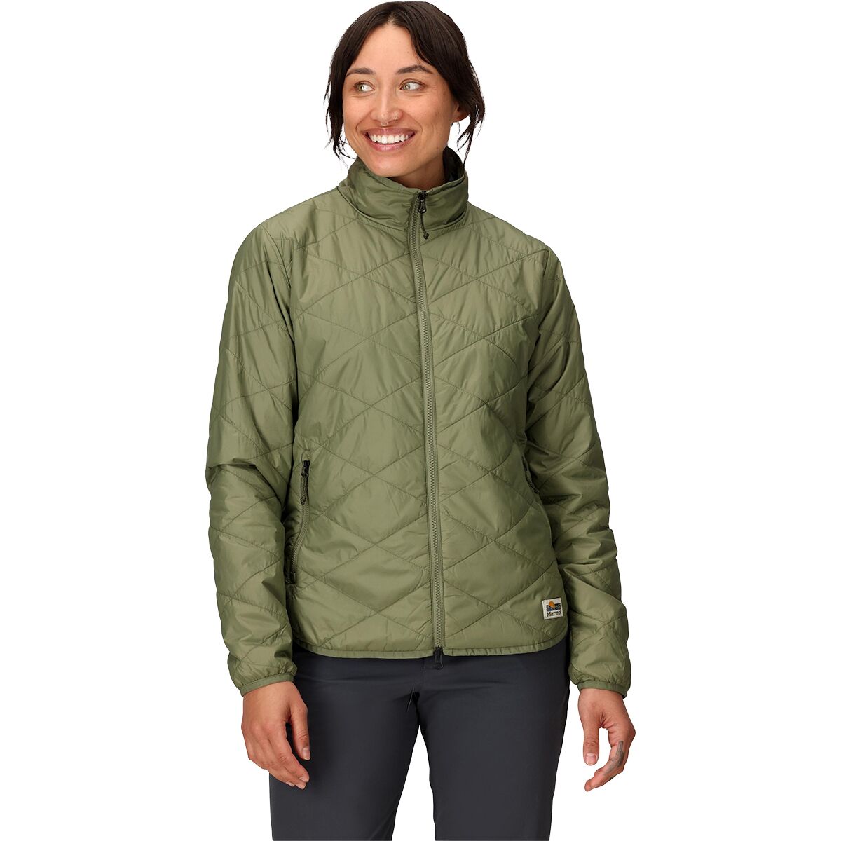 Image of Marmot Onward Insulated Jacket - Women's Olive Grove, L