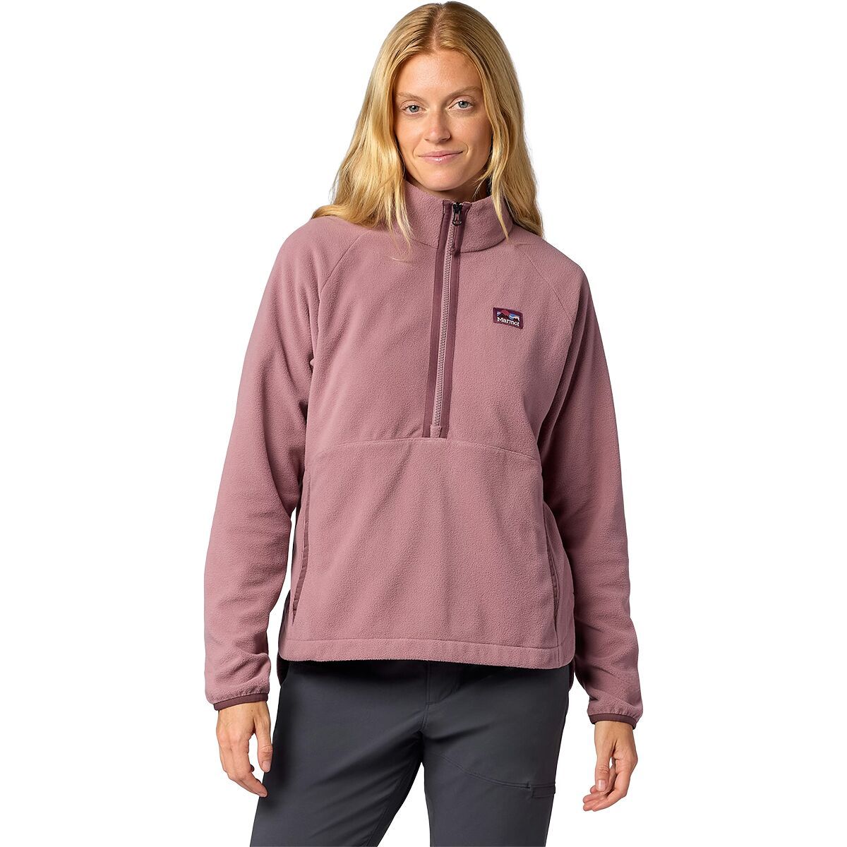 Image of Marmot Upward Fleece Pullover - Women's Light Mauve, L