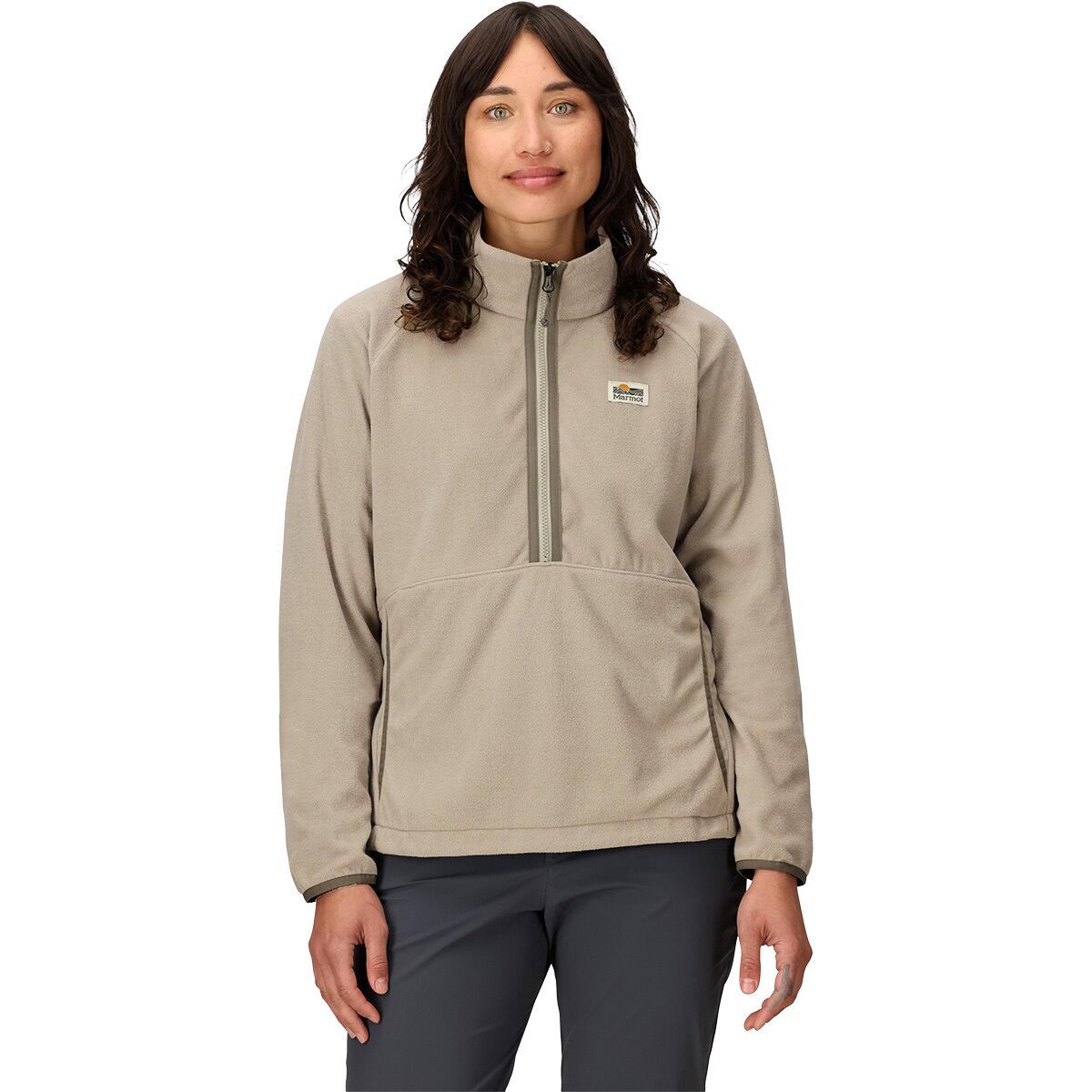 Image of Marmot Upward Fleece Pullover - Women's Shale Grey, M