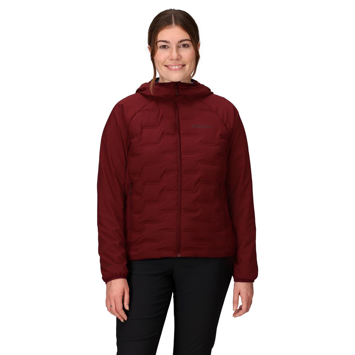 Image of Marmot WarmCube Active Aerothermal Hooded Jacket - Women's Acai Berry, M