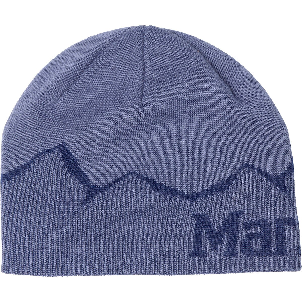 Image of Marmot Mountainscape Wool Beanie Blue Currant, One Size