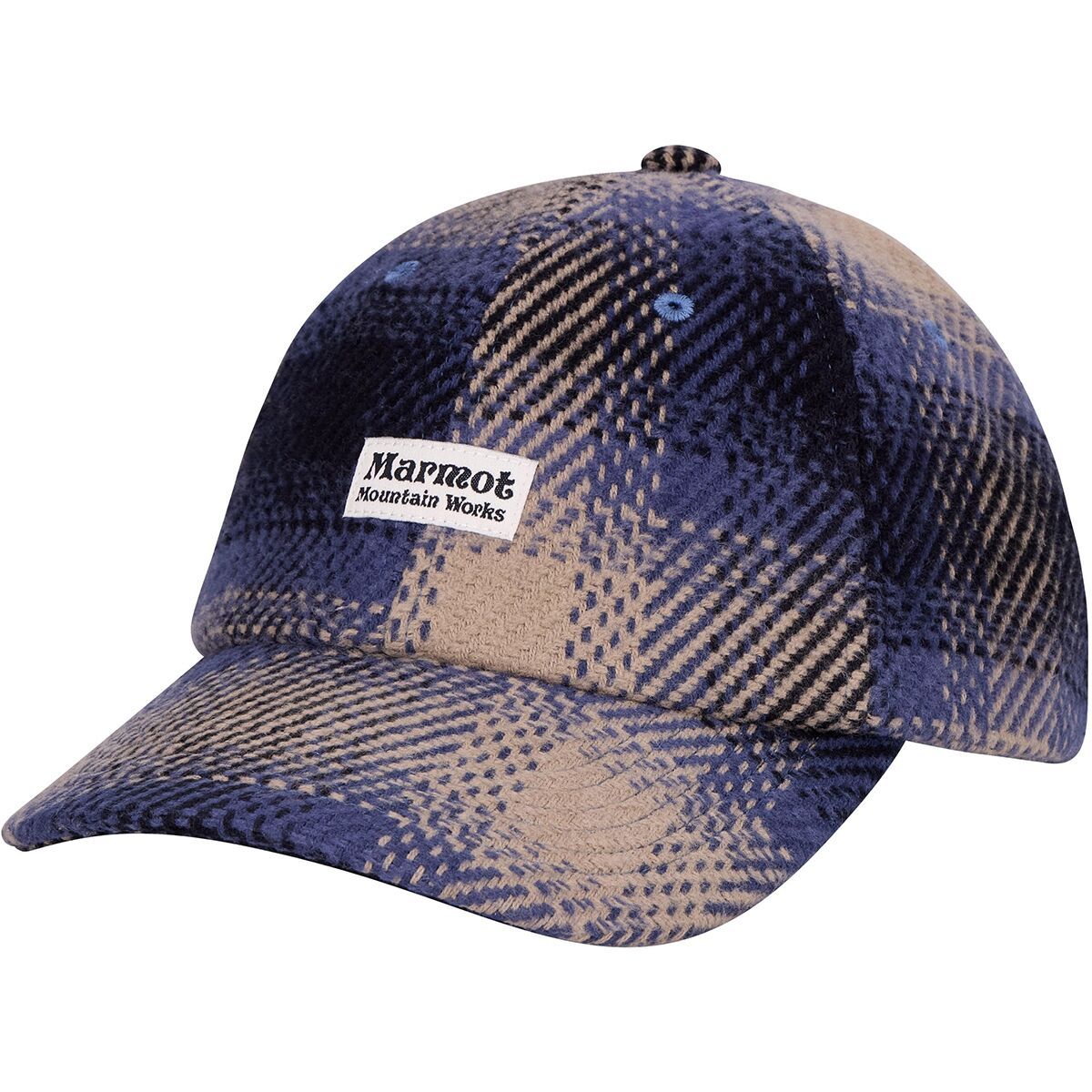 Image of Marmot Open Weave Flannel Cap Thunderhead, One Size