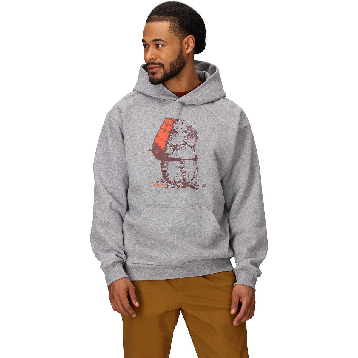 Marmot Marmot Backpacker Marty Hoodie - Men's Grey Heather, XL