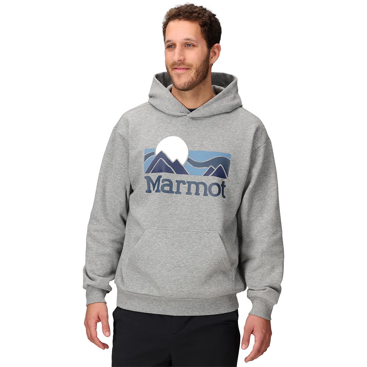 Image of Marmot Coastal Hoodie - Men's Grey Heather, L