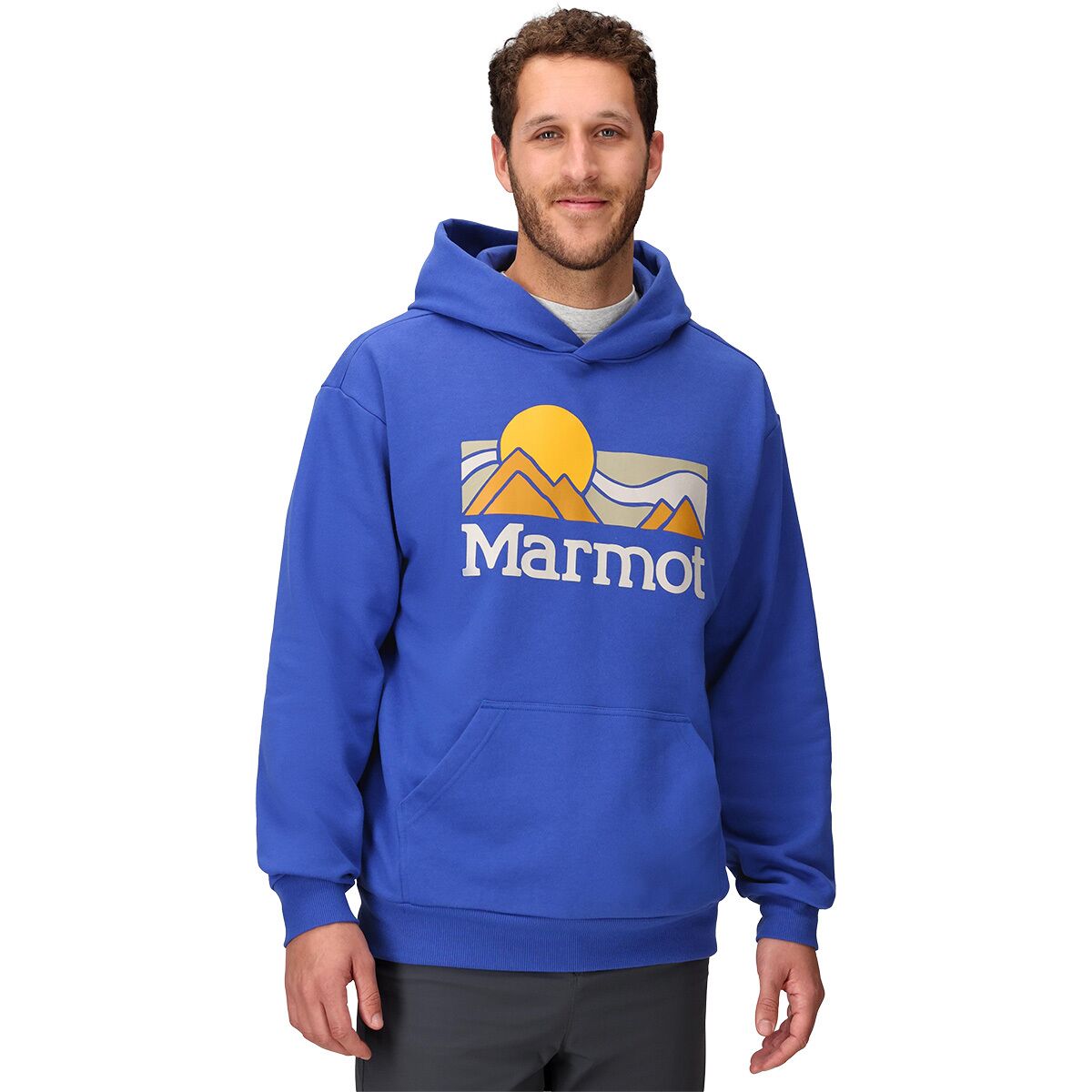 Image of Marmot Coastal Hoodie - Men's Oxide Blue, M