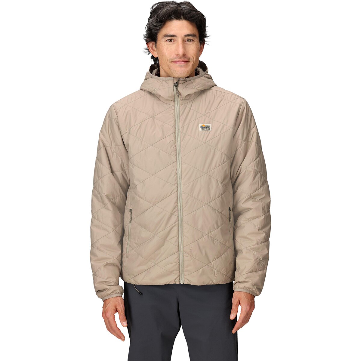 Marmot Onward Insulated Hooded Jacket - Men's Shale Grey, L