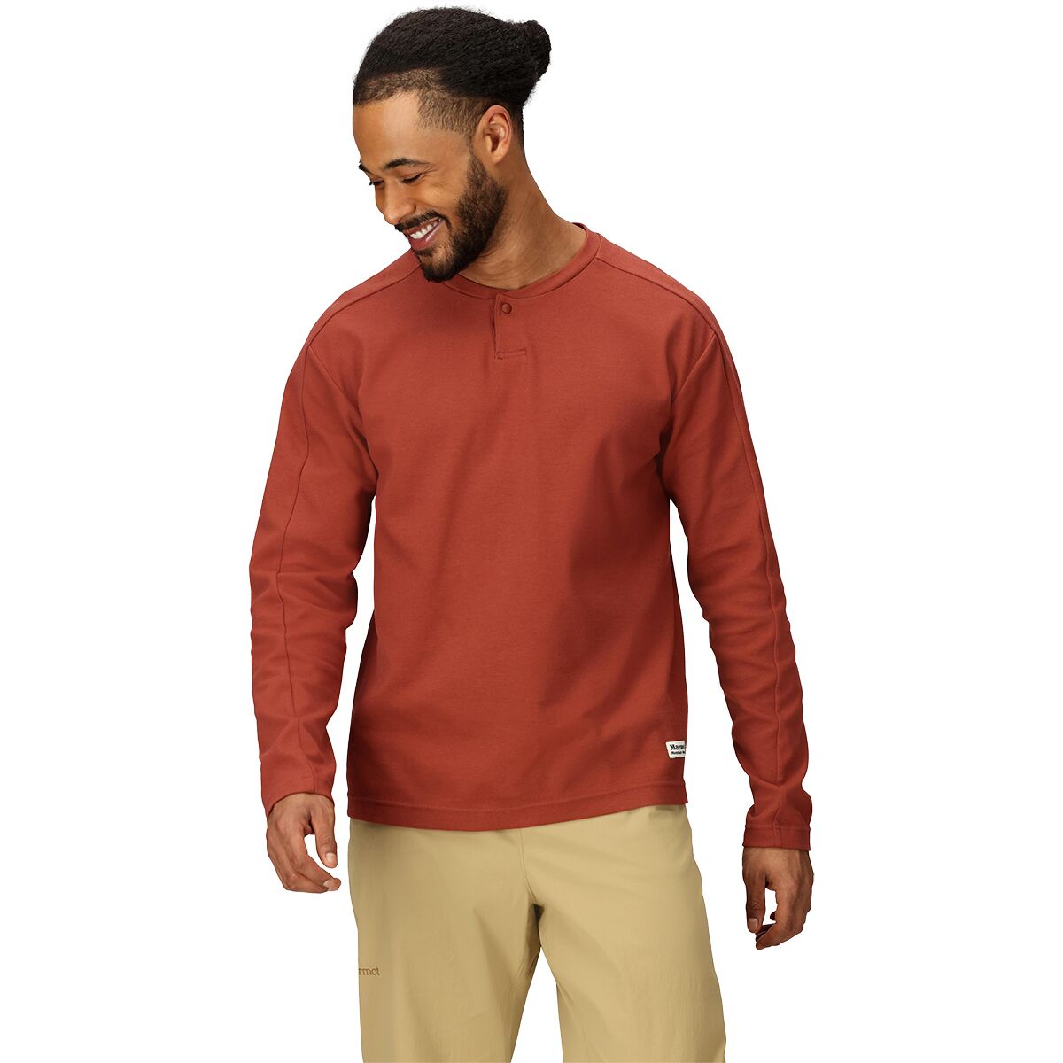 Image of Marmot Redwood Long-Sleeve Henley - Men's Pecan, M