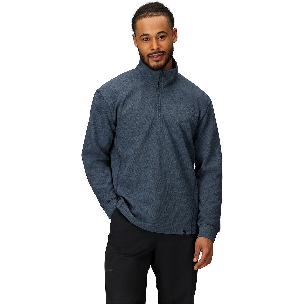 Image of Marmot Ridge Tech 1/2-Zip Top - Men's Thunderhead Heather, L