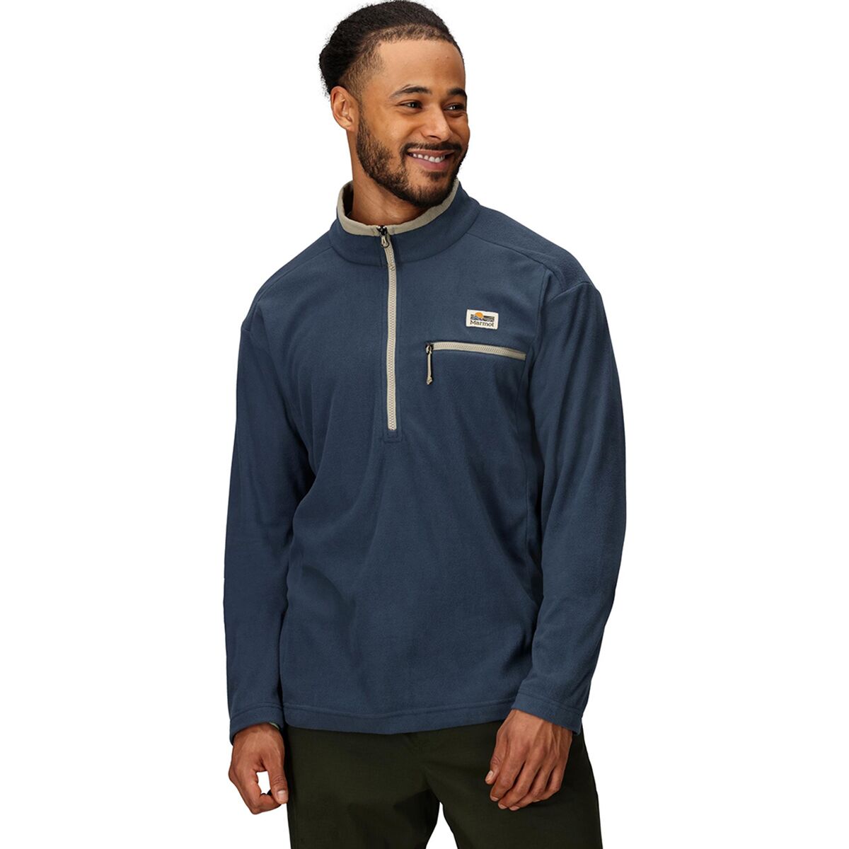 Image of Marmot Upward Fleece Pullover - Men's Thunderhead, S