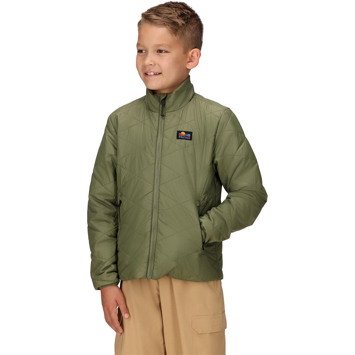 Image of Marmot Onward Insulated Jacket - Kids' Olive Grove, M
