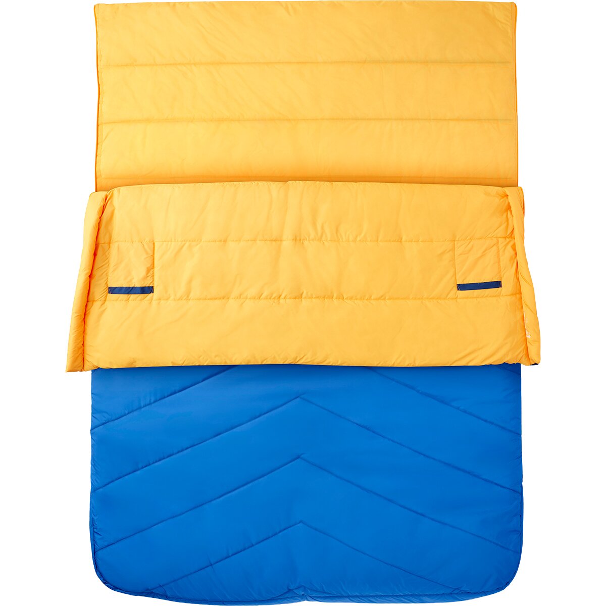 Marmot Pacifica 30 Doublewide Sleeping Bag: 30F Synthetic Trail Blue/Twilight Blue, Double Zip