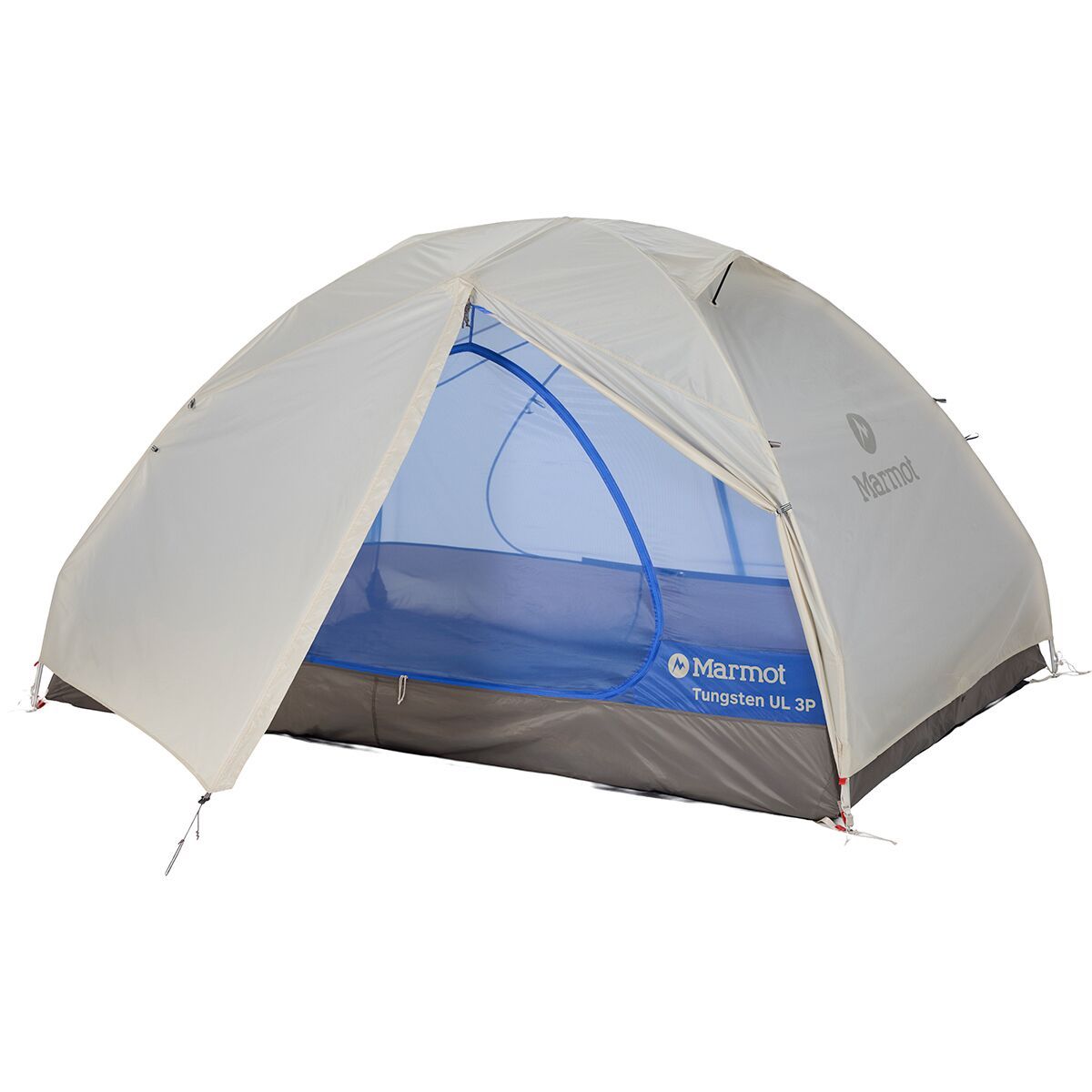 Image of Marmot Tungsten UL Tent: 3-Person 3-Season Birch Bark/Trail Blue, One Size