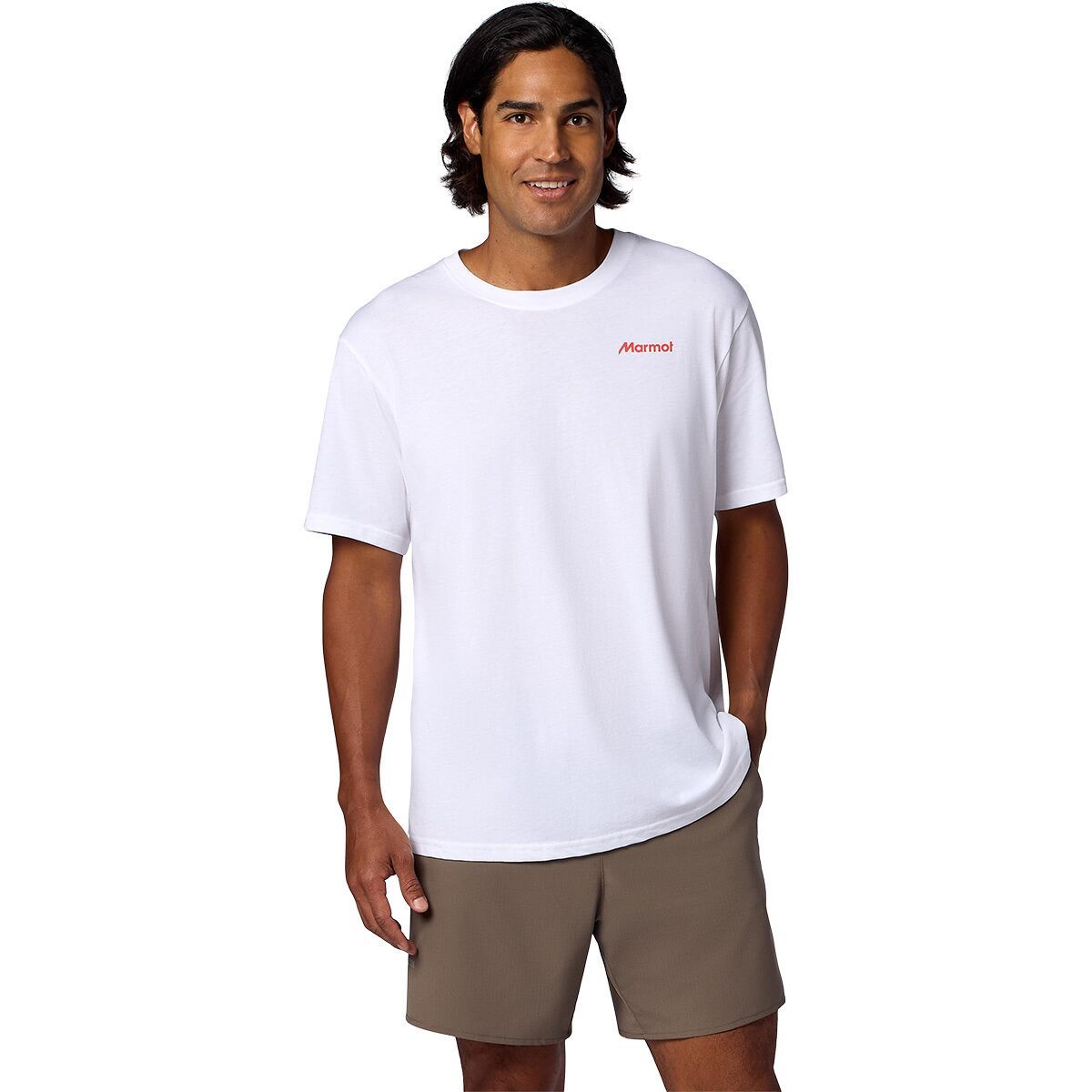 Image of Marmot For Life T-Shirt - Men's White, M