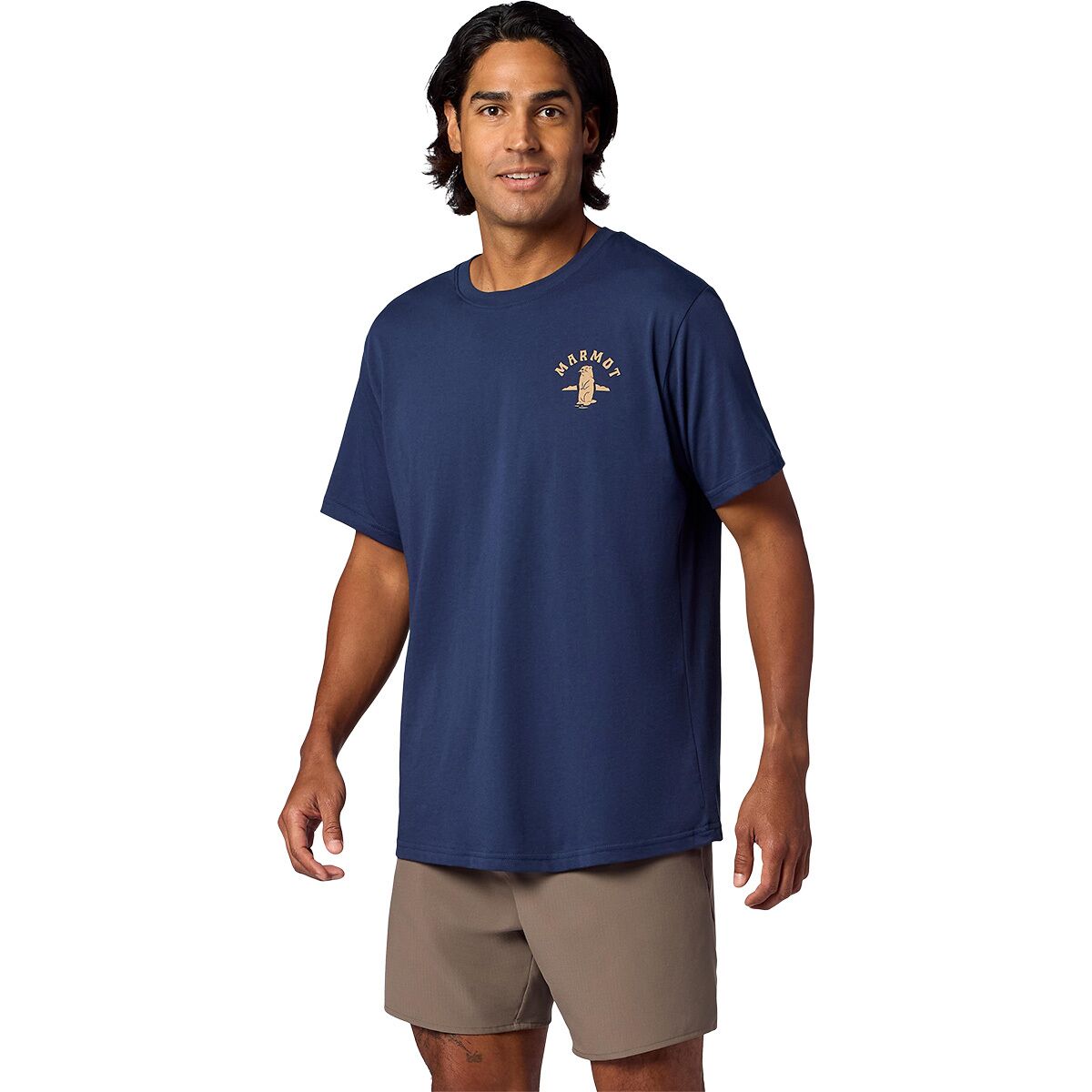 Image of Marmot MMW Circle Critter T-Shirt - Men's Nightfall Navy, XXL