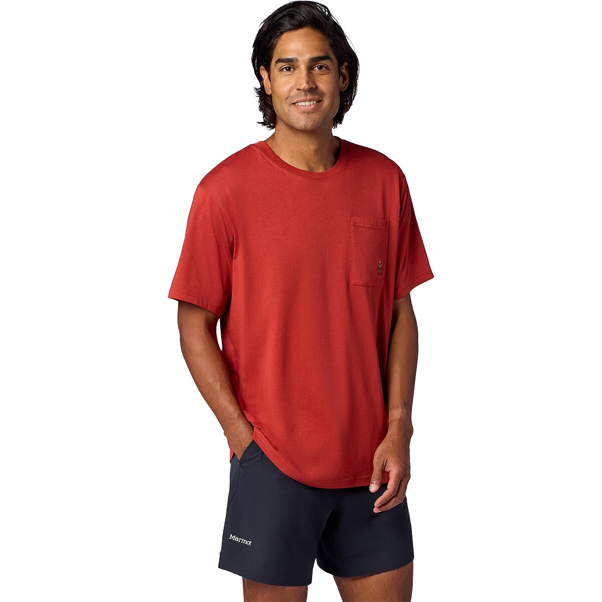 Image of Marmot Marty Pocket T-Shirt - Men's Sumac, M