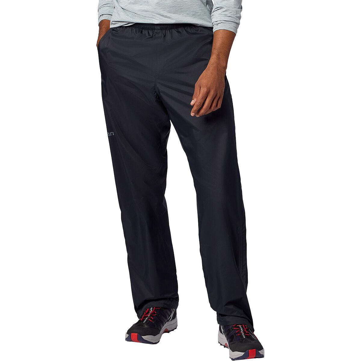 Image of Marmot PreCip Evo Full Zip Pant - Men's Black, XL/Reg