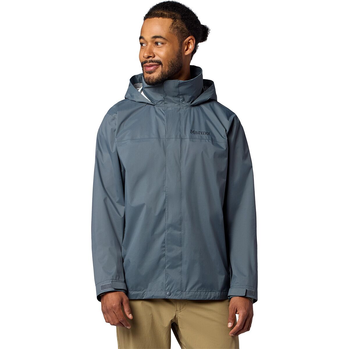 Image of Marmot Precip Evo Jacket - Men's Steel Onyx, S