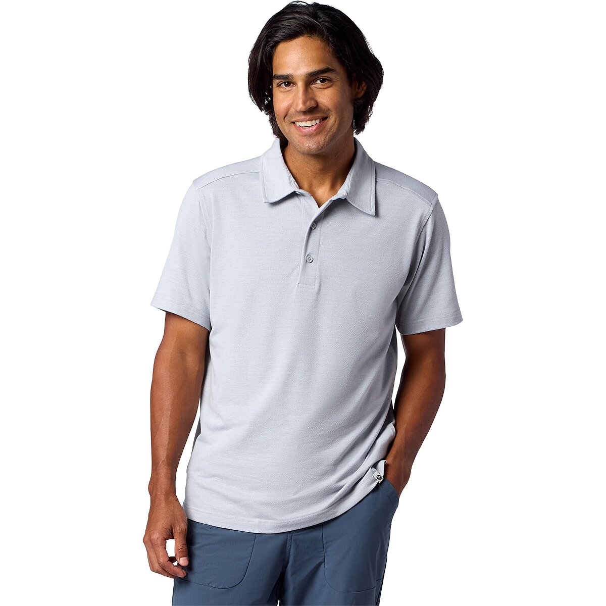 Image of Marmot Sereno Polo Shirt - Men's Sleet Storm Heather, XL
