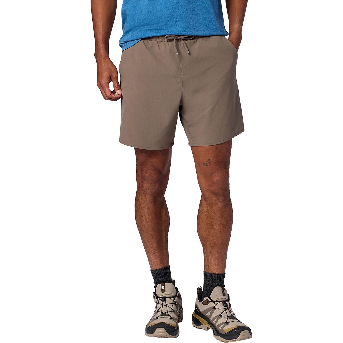 Image of Marmot Upbeat 7in Short - Men's Claystone, L