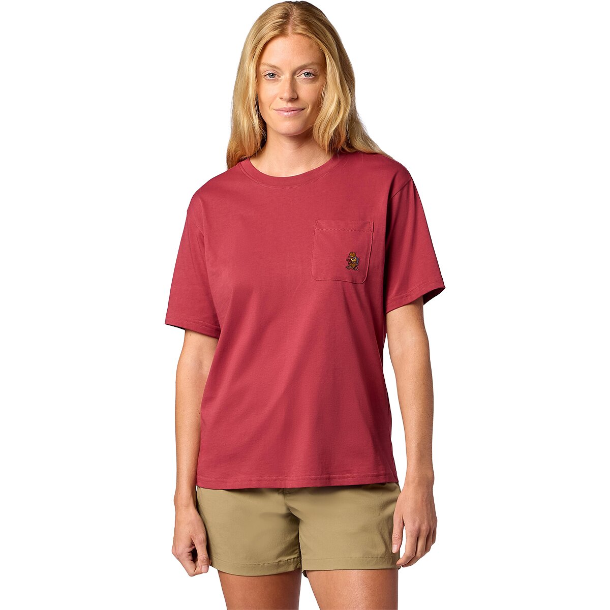 Image of Marmot Marty Pocket T-Shirt - Women's Dried Rose, L