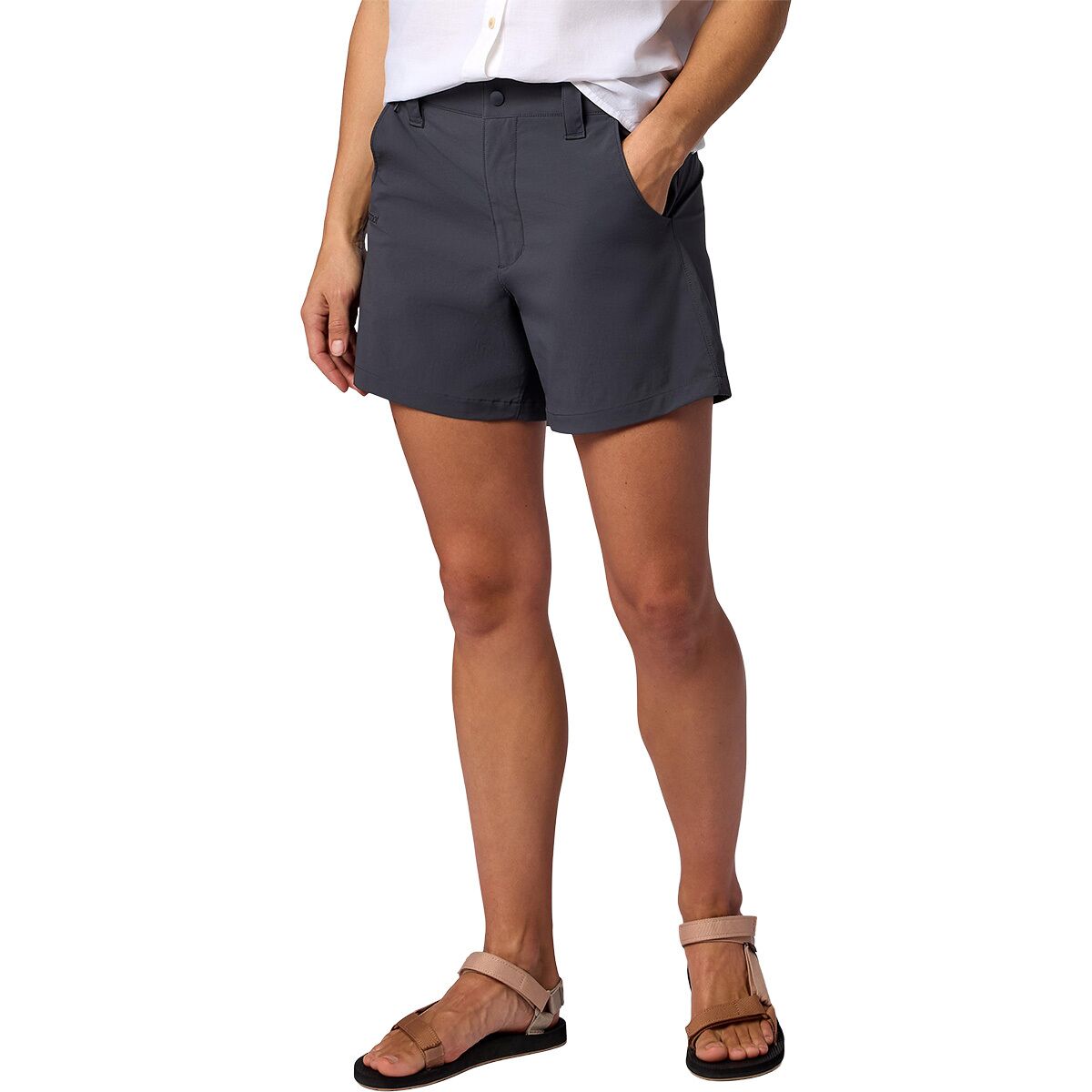 Image of Marmot Trailway 5in Short - Women's Dark Steel, 14