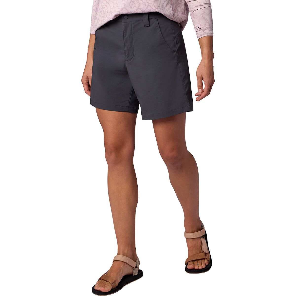 Image of Marmot Trailway 7in Short - Women's Dark Steel, 4