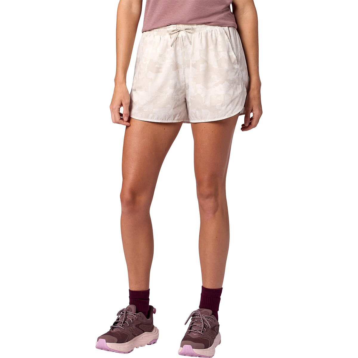 Image of Marmot Unpaved 3in Lined Short - Women's Birch Bark Map Camo, XL